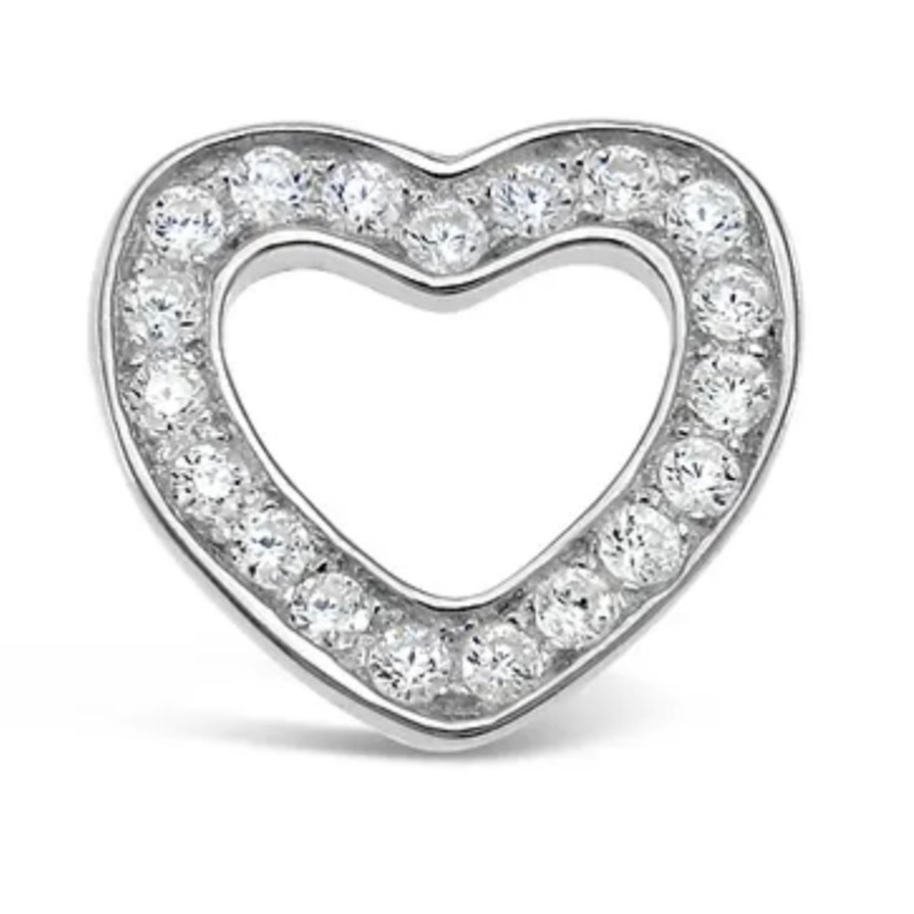Bittersweet Circle of Love Heart Necklace Charm